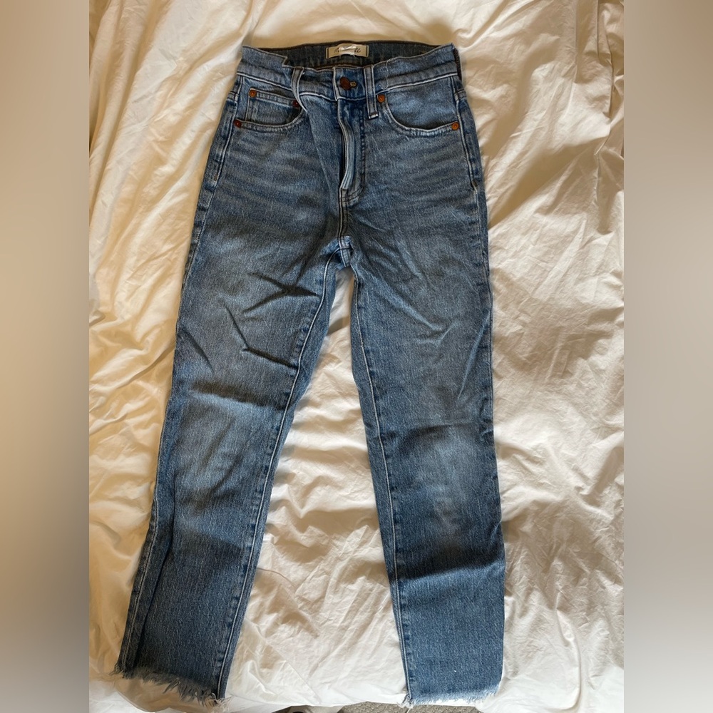 Madewell Classic Blue Straight Leg Jeans